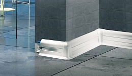 Плинтус алюминиевый Cezar LP55 Плинтус алюминиевый Cezar LP55