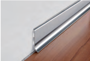 Плинтус металлический из нержавеющей стали  PROFILPAS Metal line  790/6 SF