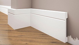 Плинтус полистирол Cezar Elegance LPC20 белый