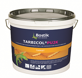Клей для паркета полиуретановый двухкомпонентный BOSTIK "TARBICOL PU 2K" 10 кг