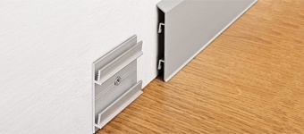 Плинтус алюминиевый анодированный PKISPAA 70 PROGRESS PROFILES