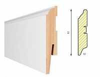 Плинтус MDF под покраску Aberhof  ART 802