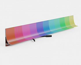 Плинтус алюминиевый ALPro13-584 Любой цвет по RAL 2,7 м