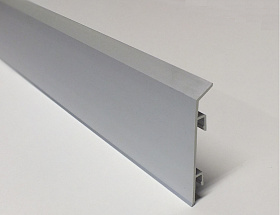 Плинтус алюминиевый анодированный 100АС 