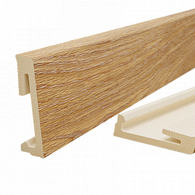 Напольный плинтус SALAG Alpha AP6138 Royal Oak (Дуб королевский) 60 мм.