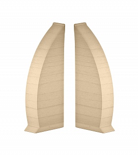 Торцы (пара) Dollken MD 63 в цвет плинтуса