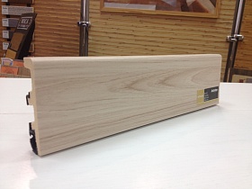 Плинтус ПВХ полиуретановый ARBITON INTEGRA 80 - Дуб городской 05