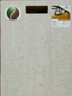 Пробковое напольное покрытие  GO Serenity C87Y001 замок