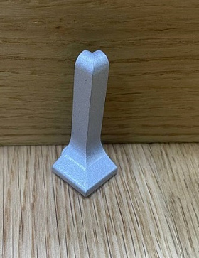 Алюминиевый анодированный угол внешний 60 мм. к плинтусу Alpro 13 - 2160  