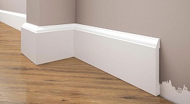 Плинтус полистирол Cezar Elegance LPC15 белый